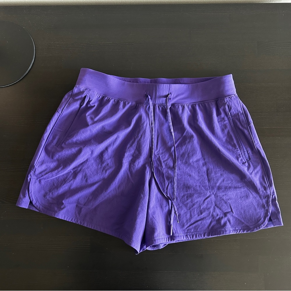 Lululemon license to train high-rise short 4” — Petrol Purple (size 10)